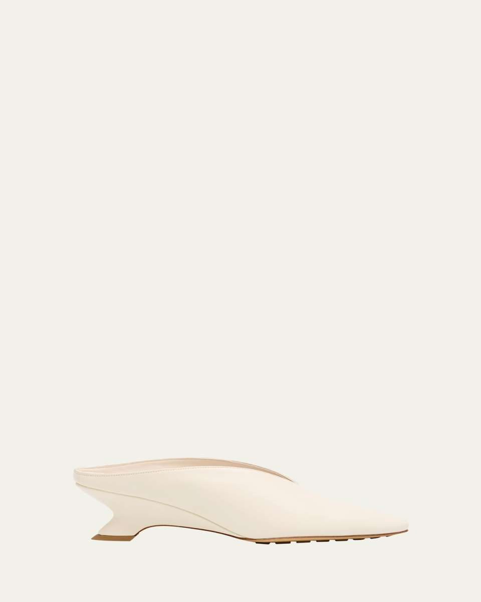 Bounty Vinyl Kitten-Heel Mules